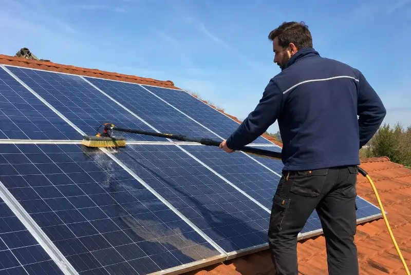 Nettoyage et entretien de panneaux solaires à Puisserguier